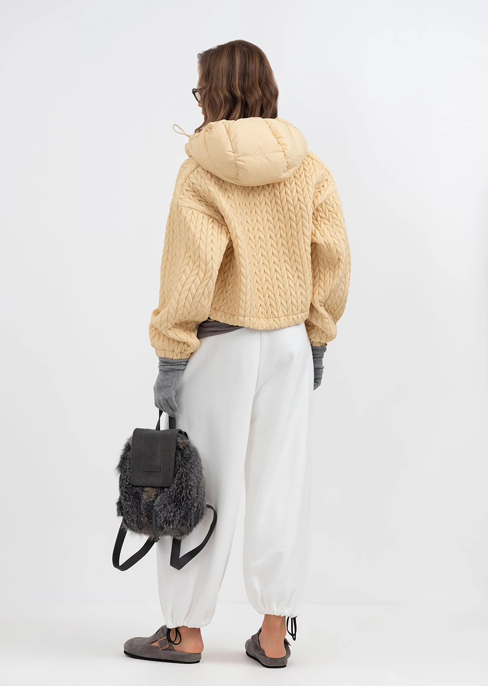 Укороченная утепленная куртка (1843UW-1023-A509)