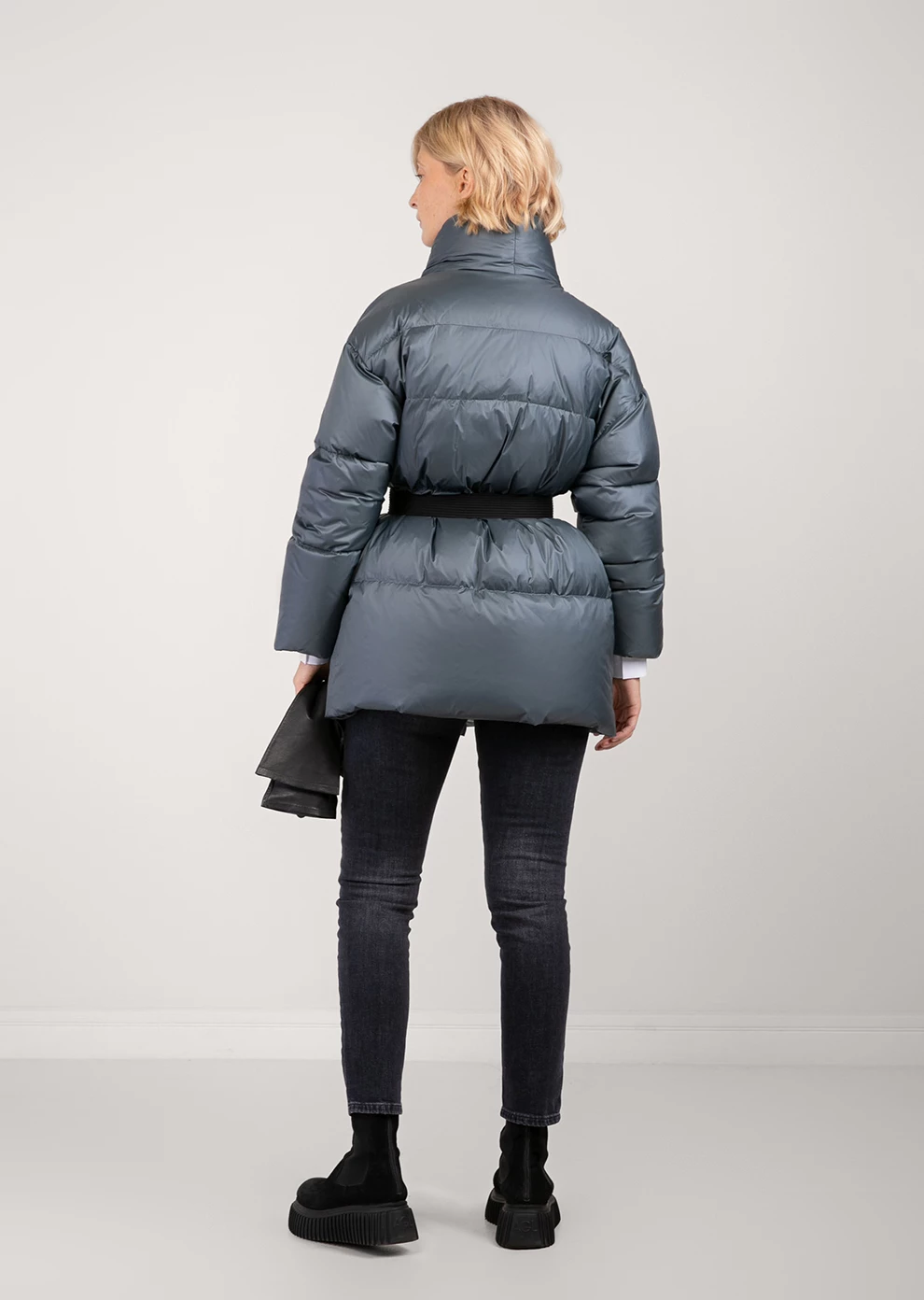 Короткий пуховик (1760MW-0058-MB016)