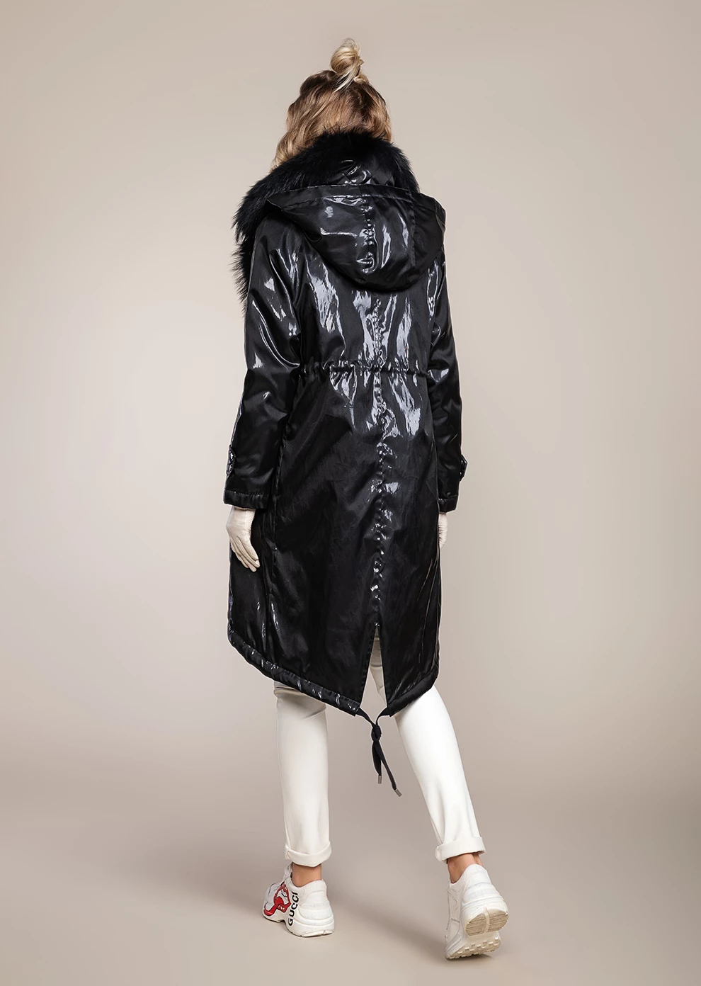 Пуховая парка с мехом (19W776-0243-IZ050)