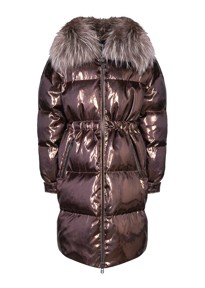 Пуховик с мехом (19W748-0243-IZ052)