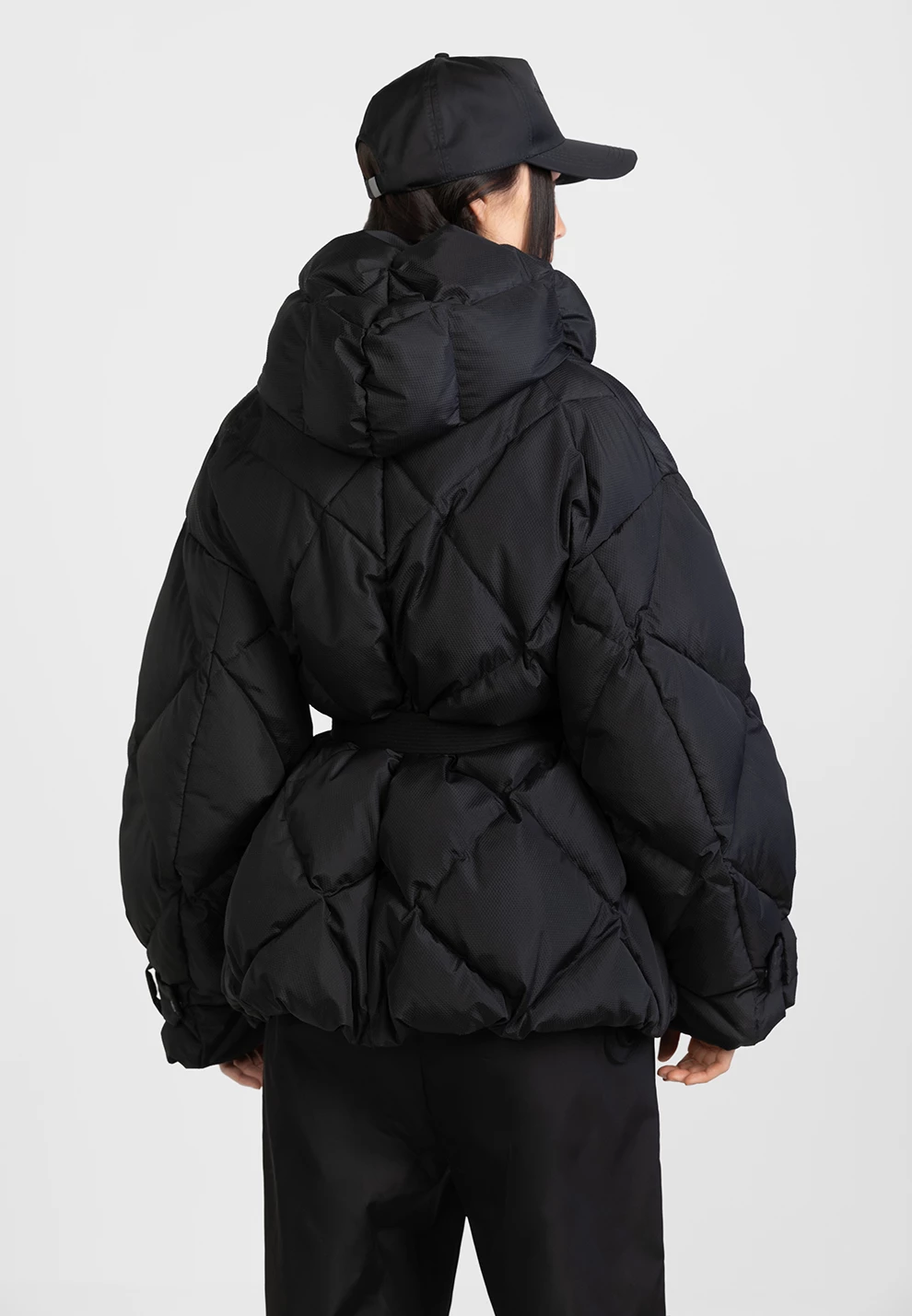 Короткий пуховик с капюшоном (1213QW-0012-QZ002)