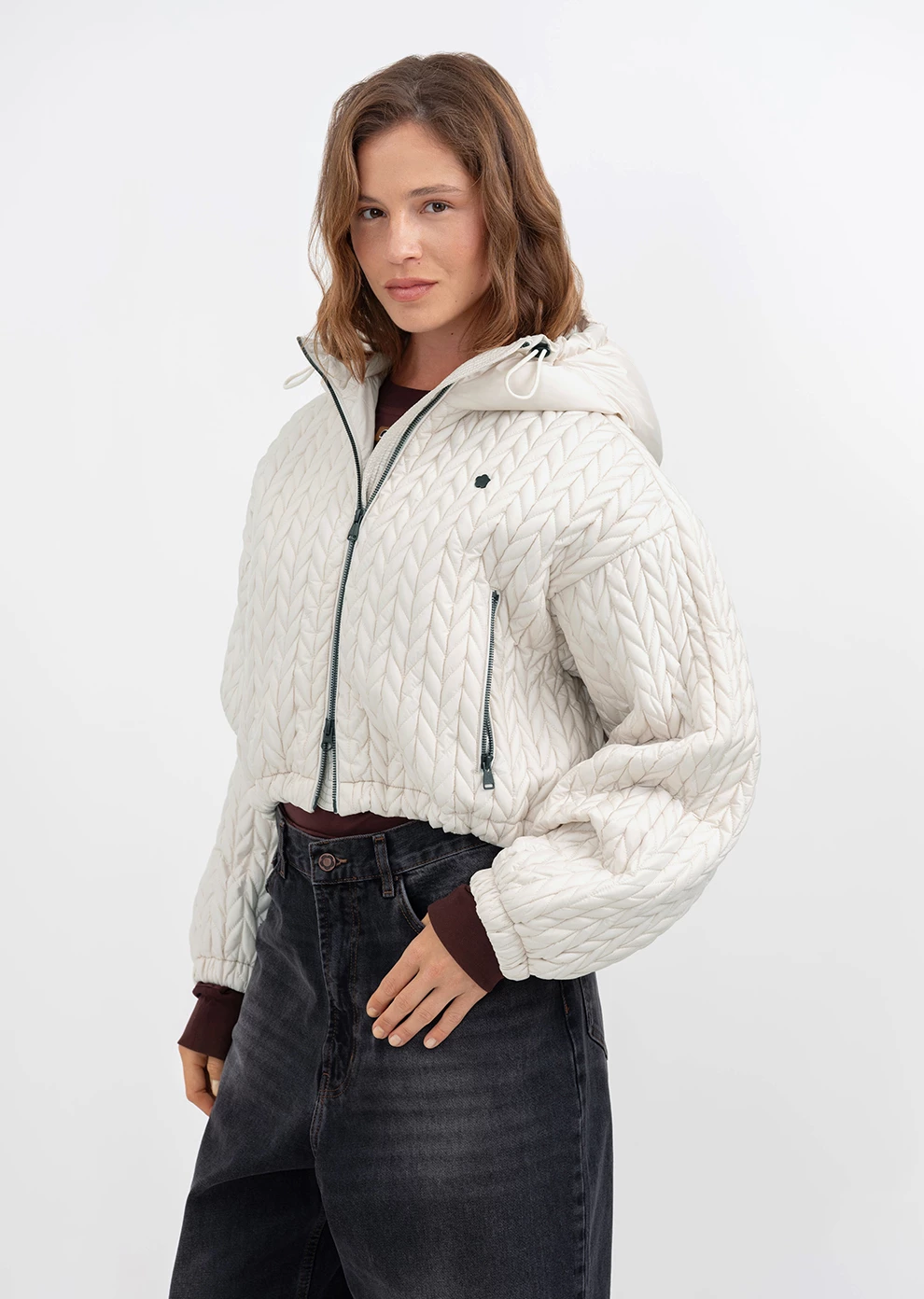 Укороченная утепленная куртка (1843UW-1023-A001)