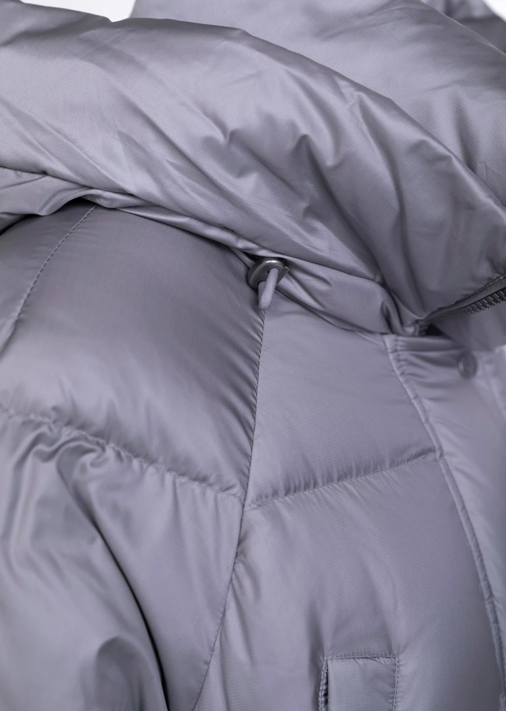 Длинный пуховик с капюшоном (1798MW-0058-MB026)