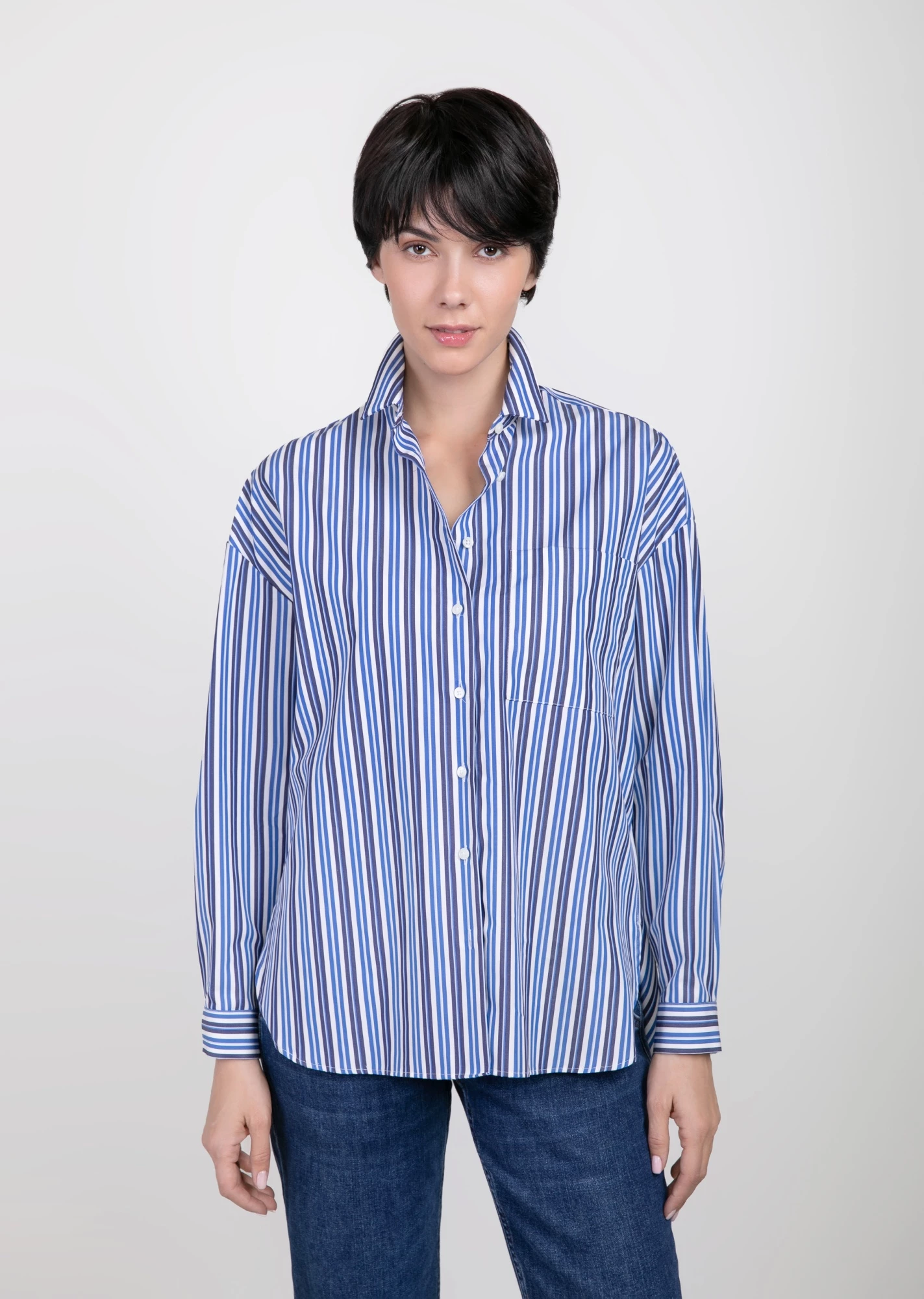 Рубашка из хлопка (7741JW-0001-JR701)