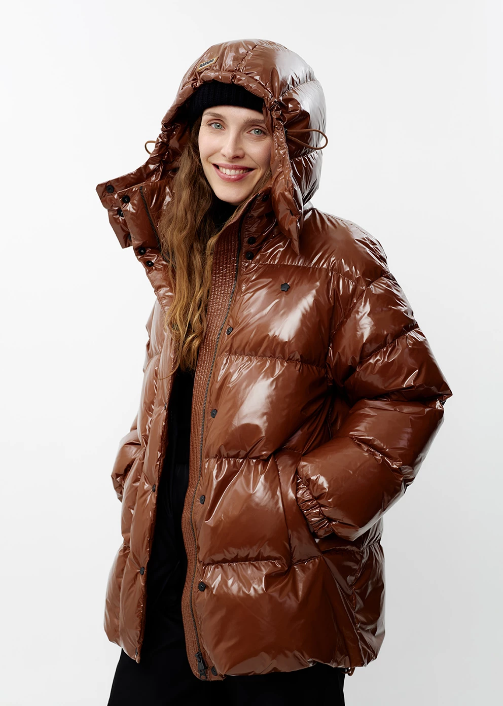 Пуховик зимний с капюшоном  (1756UW-1028-A504)