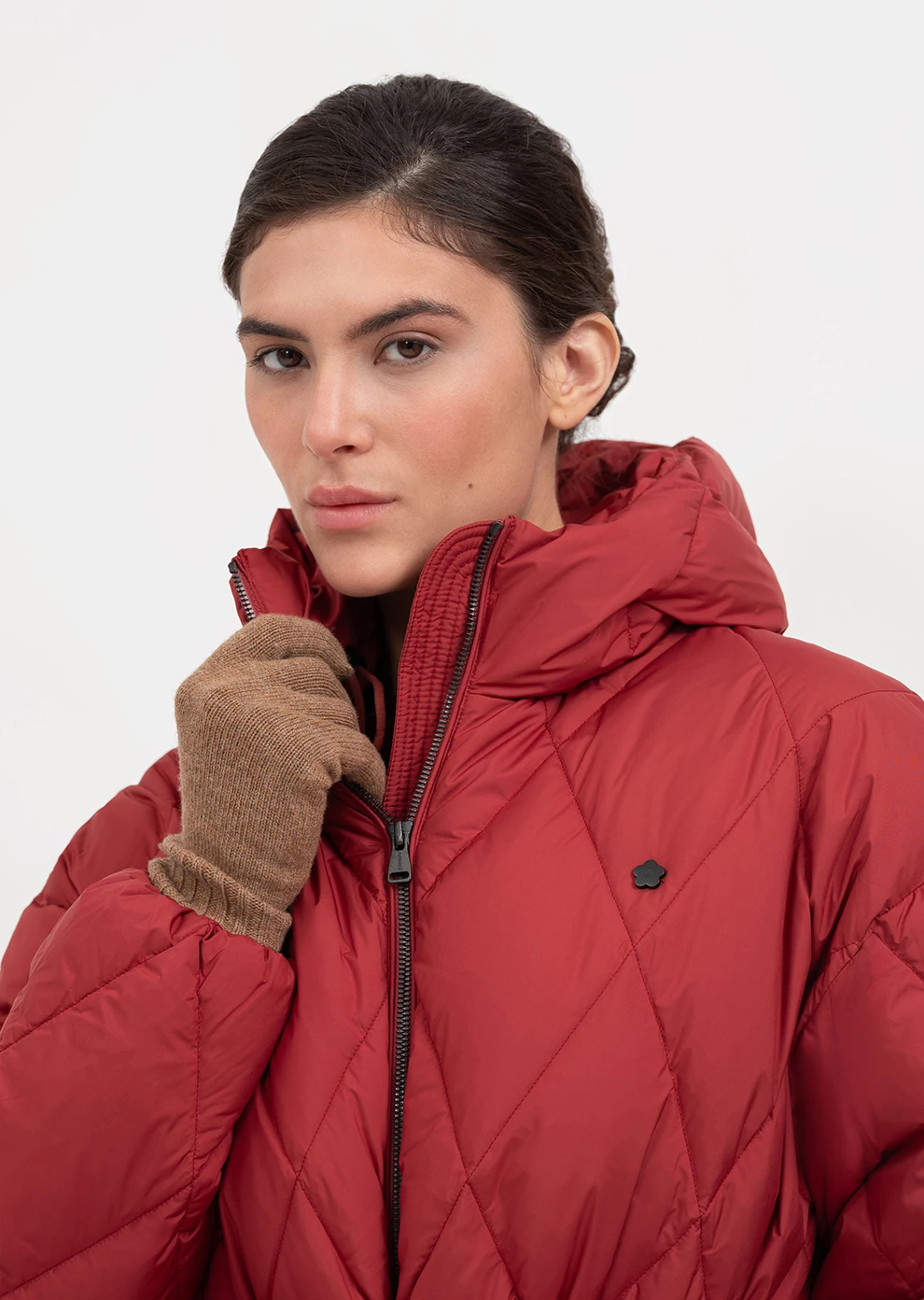 Пуховое пальто с капюшоном (1168UW-1039-A312)