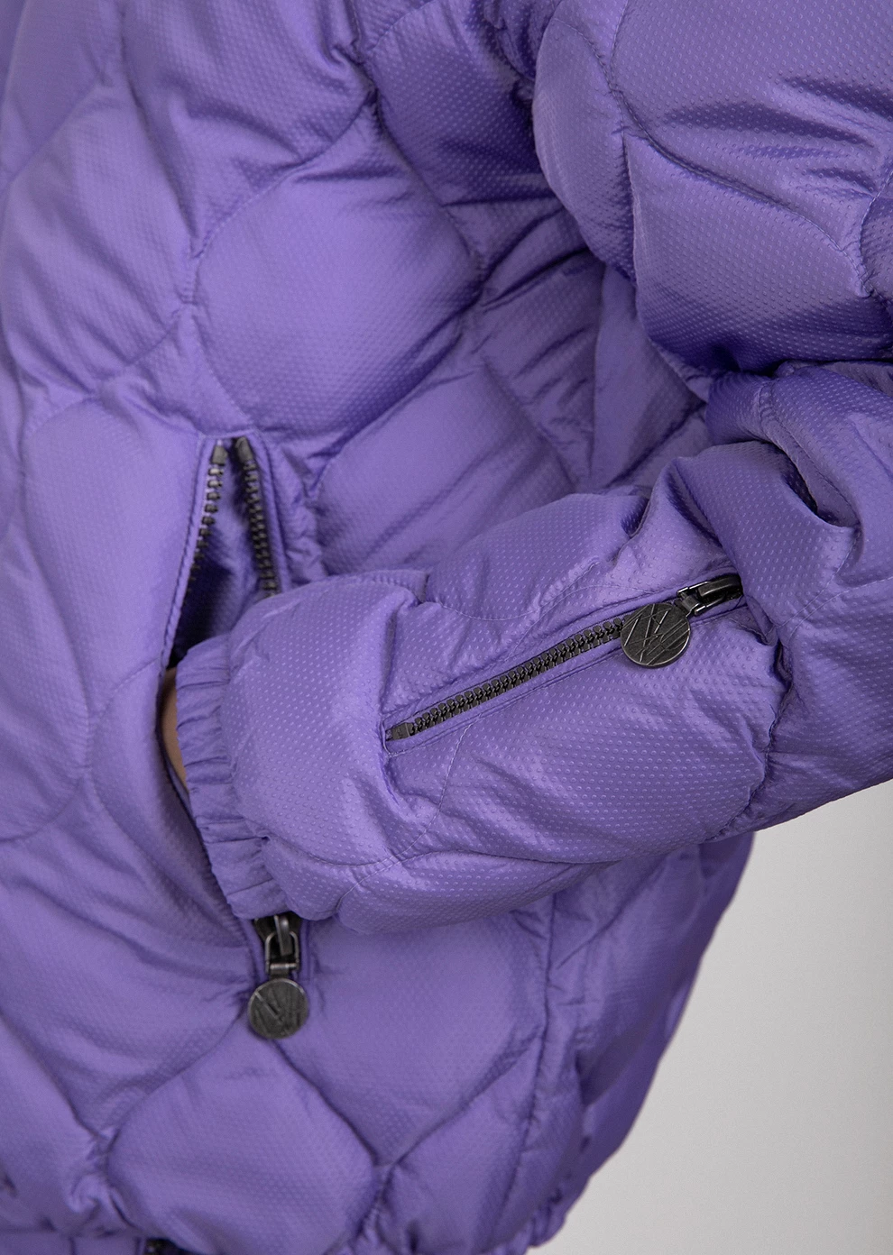 Короткий пуховик с капюшоном (1898OW-0012-OZ077)