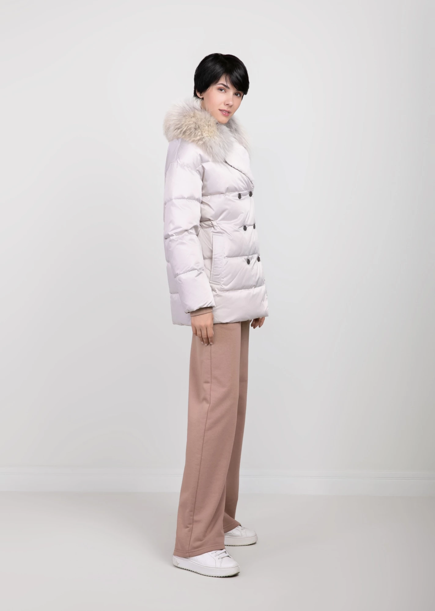 Пуховик с мехом (1740KW-6912-KA049)