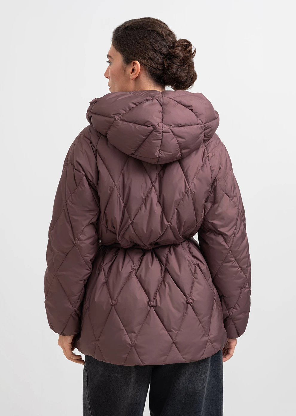 Пуховик демисезонный с капюшоном  (1166UW-1039-A302)