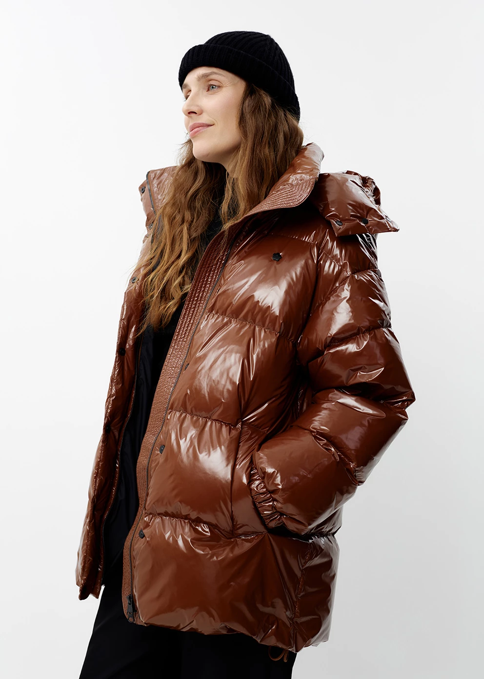 Пуховик зимний с капюшоном  (1756UW-1028-A504)