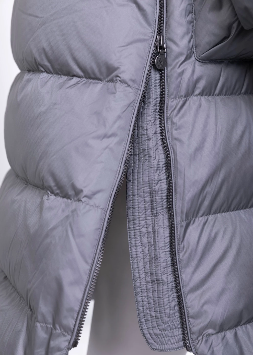 Длинный пуховик с капюшоном (1798MW-0058-MB026)