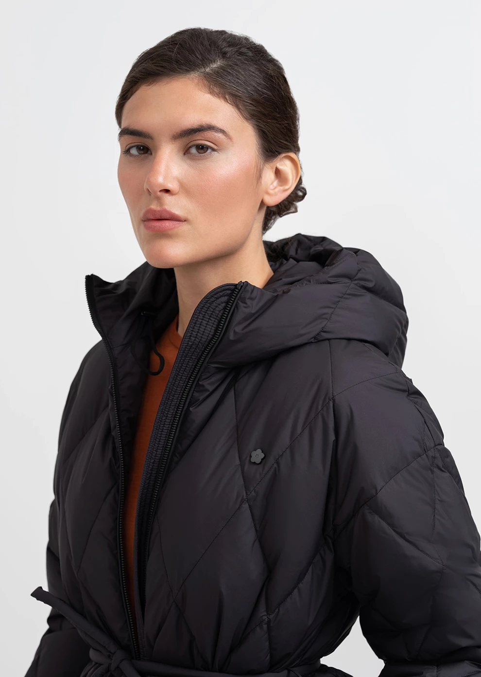 Пуховик демисезонный с капюшоном  (1166UW-1039-A101)