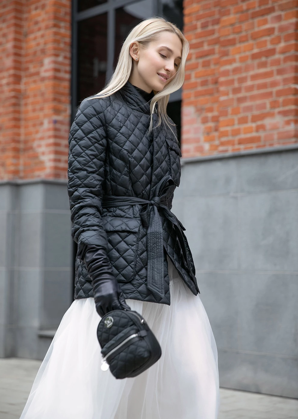 Стёганый пуховый пиджак (1729KW-0012-KK002)