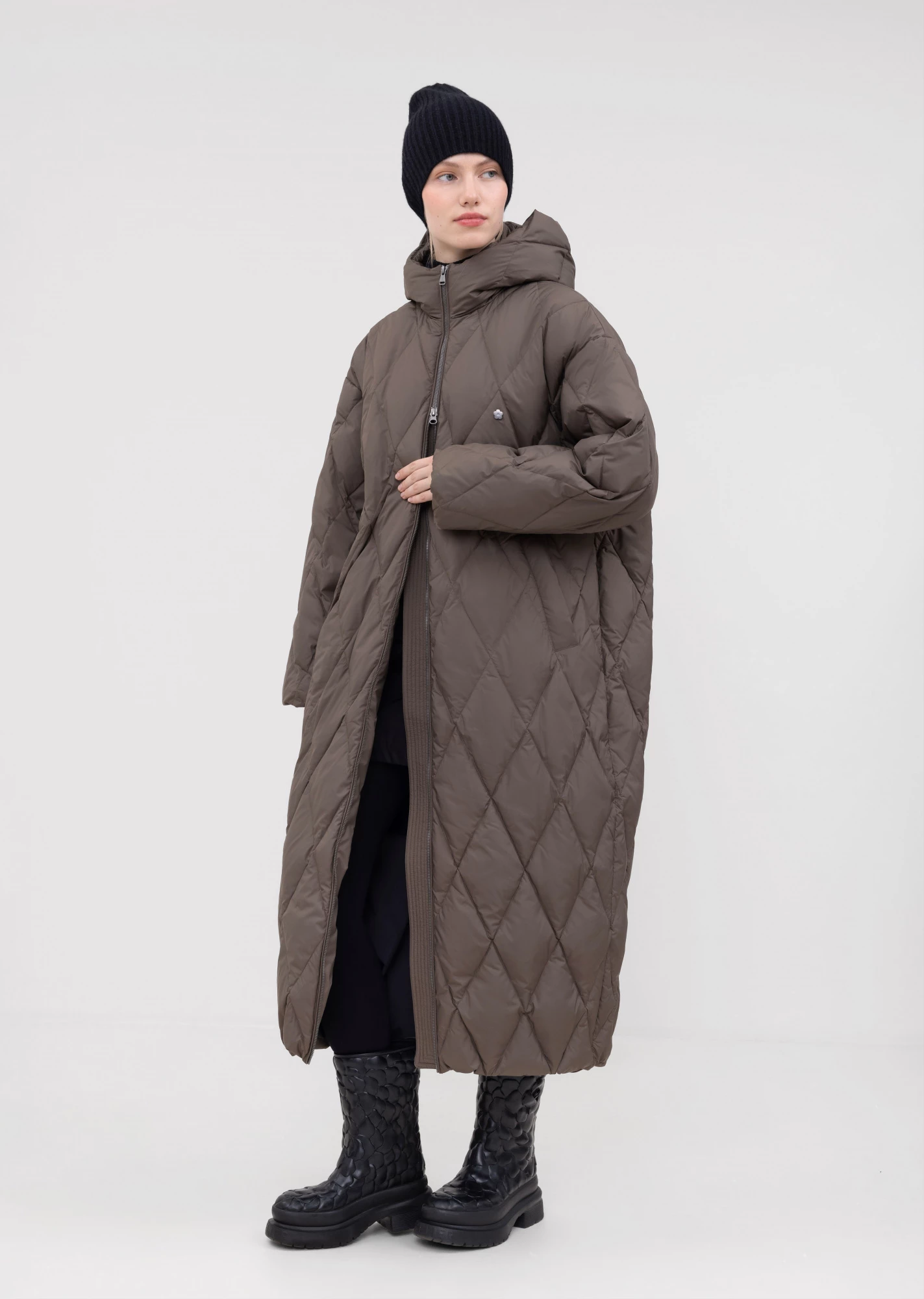 Длинное пуховое пальто (1253SW-1039-A602)