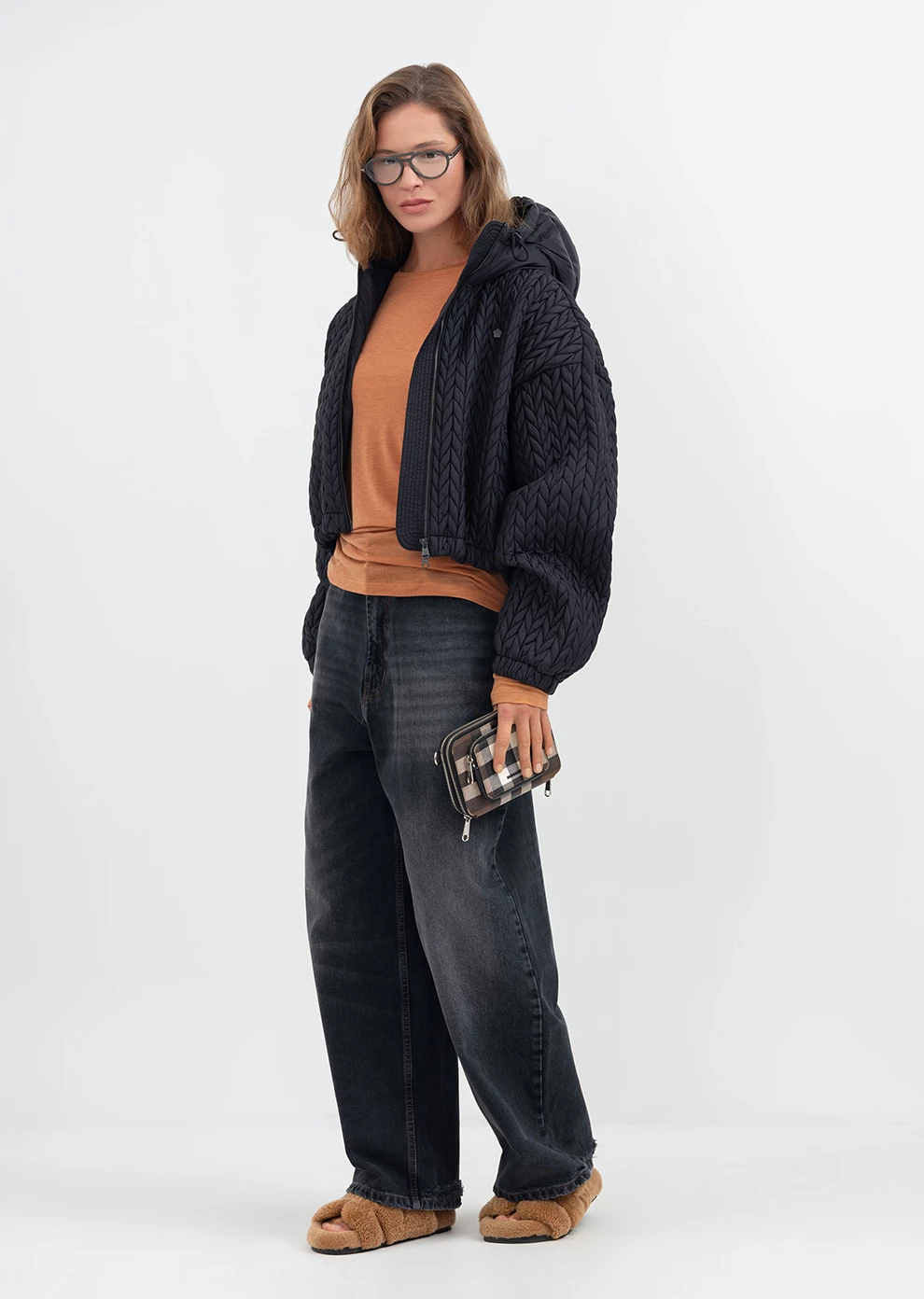 Укороченная утепленная куртка (1843UW-1023-A101)