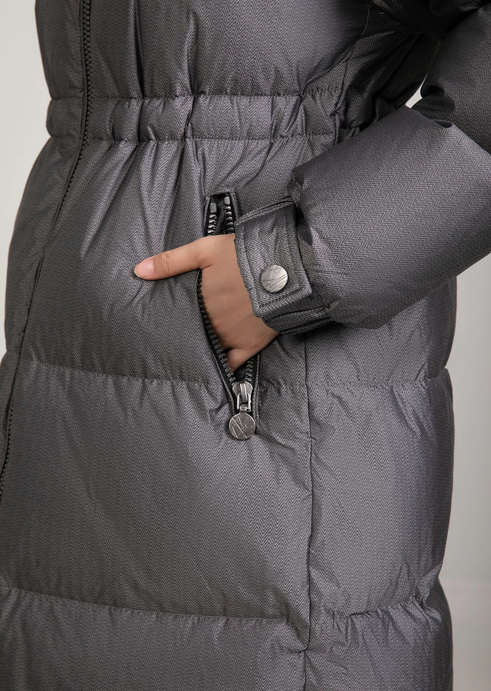 Пуховик с капюшоном (1742OW-0054-OE187)