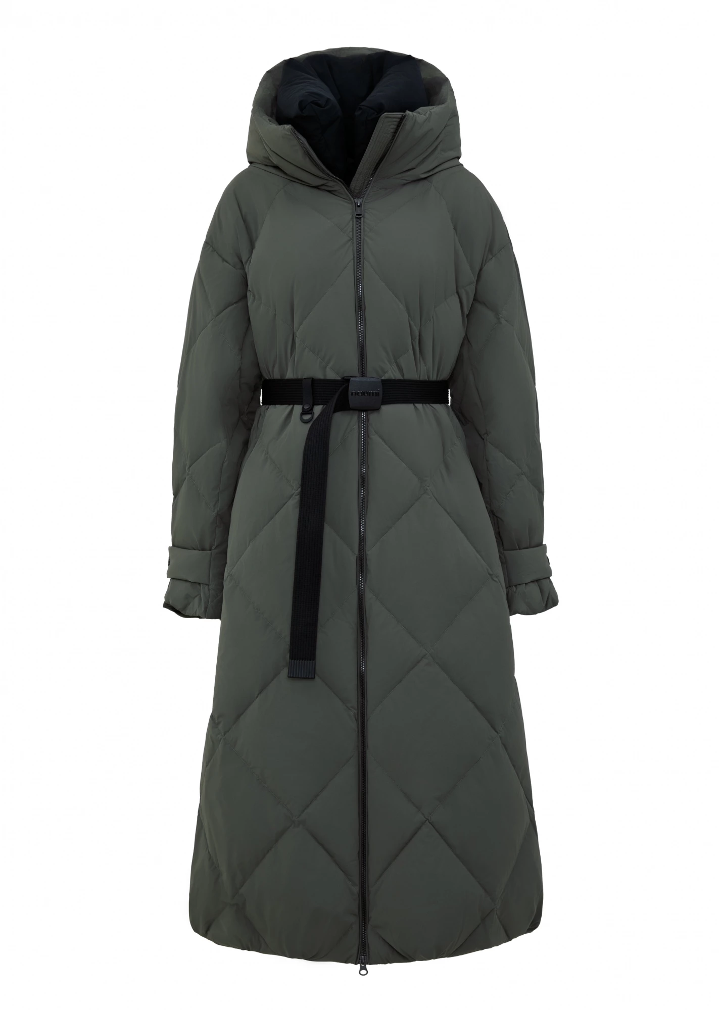 Пуховое пальто с поясом (1222SW-1005-A605)