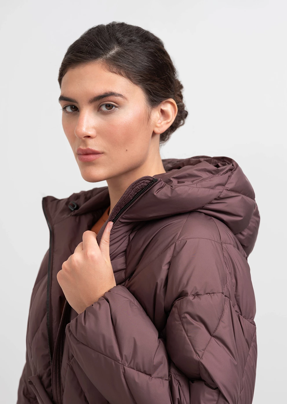 Пуховик демисезонный с капюшоном  (1166UW-1039-A302)