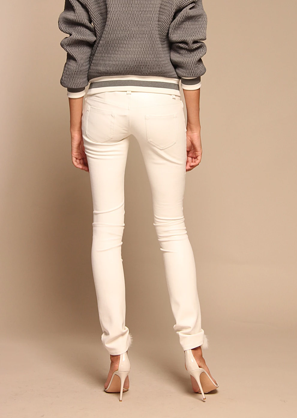 Брюки-леггинсы из экокожи (073NS180009-F0001)