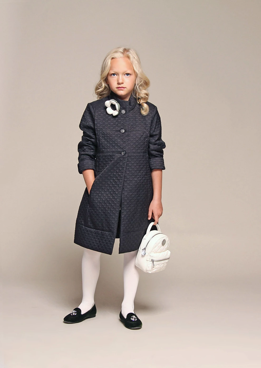 Облегченное пальто средней длины (201PNS180001-F0002)