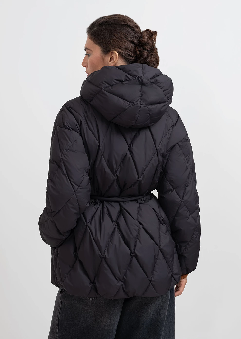 Пуховик демисезонный с капюшоном  (1166UW-1039-A101)