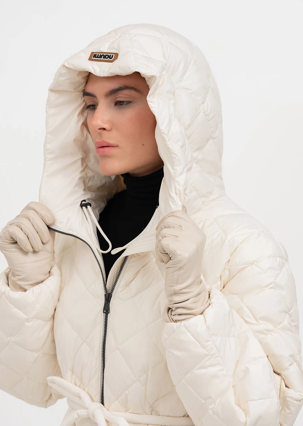 Пуховик длинный с капюшоном (1238UW-1039-A002)