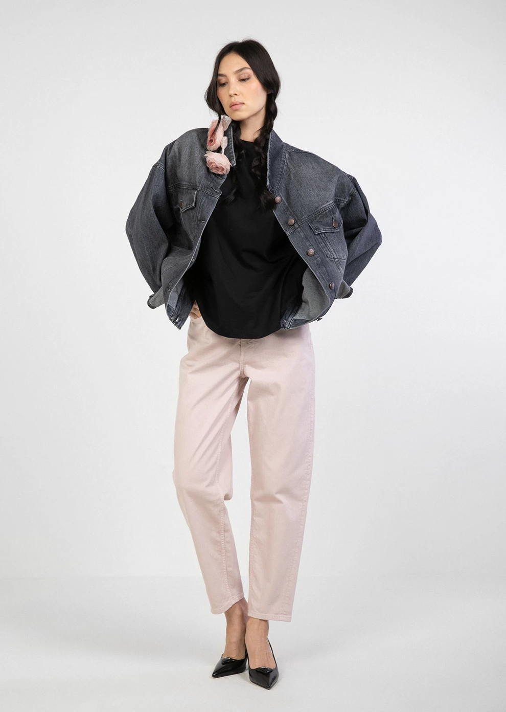 Джинсы mom (4120PW-0003-PL083)