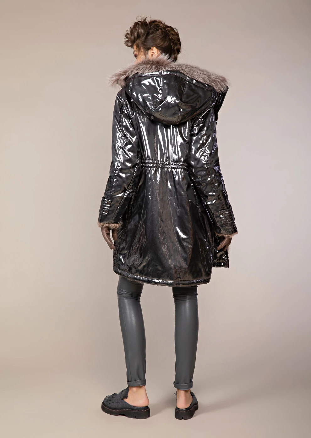 Парка с мехом (19W733-5243-IZ056)