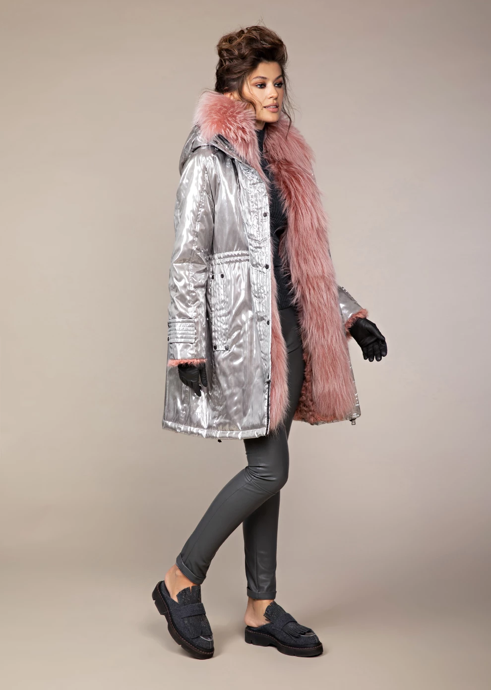 Парка с мехом (19W733-5243-IZ055)