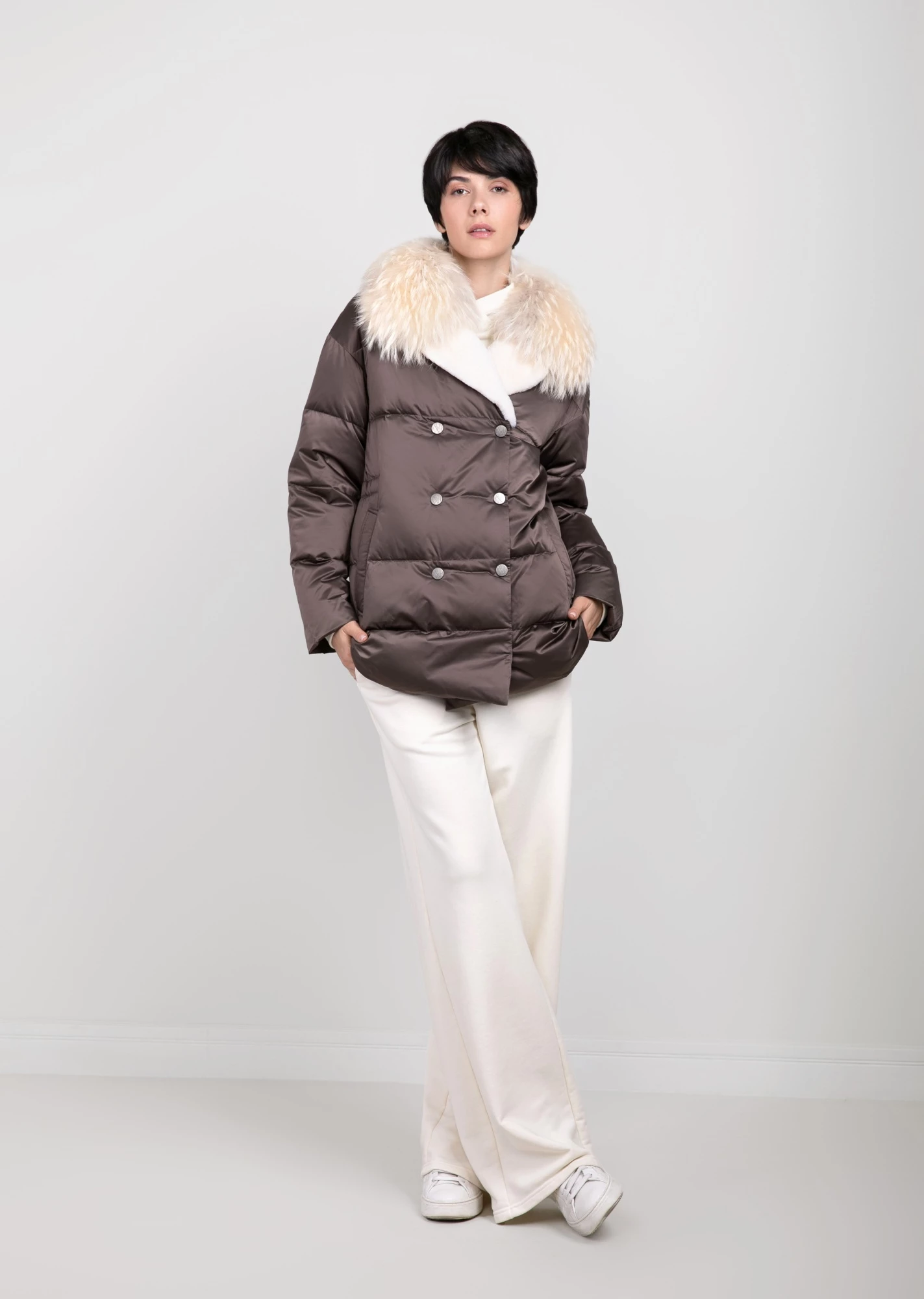 Пуховик с мехом (1740KW-6912-KA044)