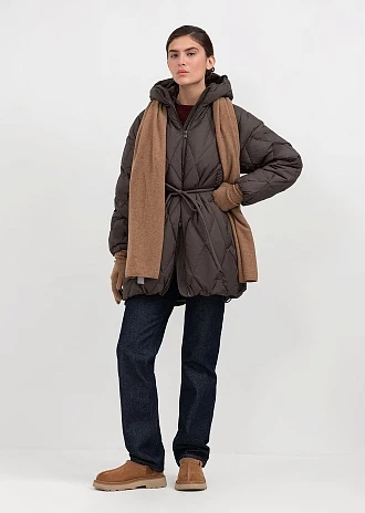Пуховое пальто с капюшоном (1168UW-1039-A604)