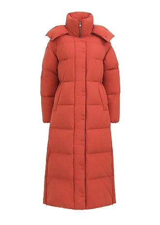 Длинный пуховик с капюшоном (1297SW-1005-A306)