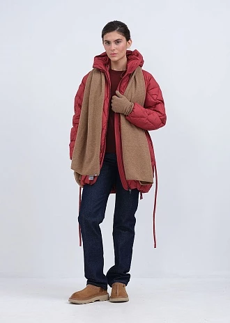 Пуховое пальто с капюшоном (1168UW-1039-A312)