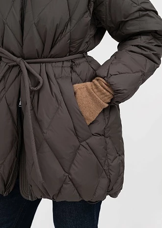 Пуховое пальто с капюшоном (1168UW-1039-A604)