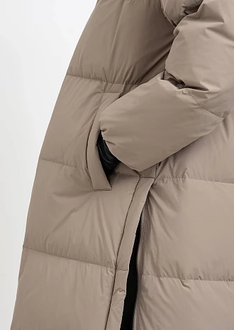 Длинный пуховик с капюшоном (1297SW-1005-A505)