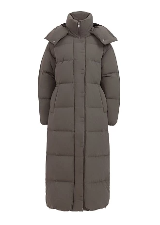 Длинный пуховик с капюшоном (1297SW-1005-A605)