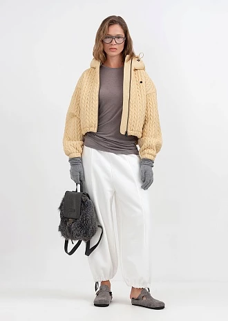 Укороченная утепленная куртка (1843UW-1023-A509)