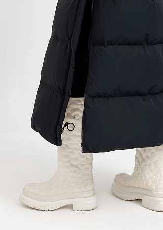 Длинный пуховик с капюшоном (1297SW-1005-A101)