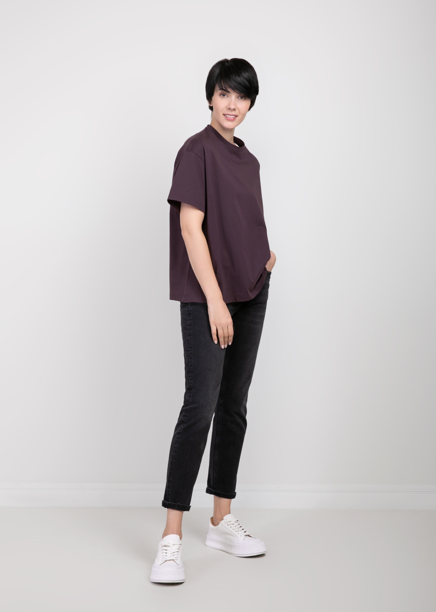 Базовая женская футболка (3703JW-8501-JK019)
