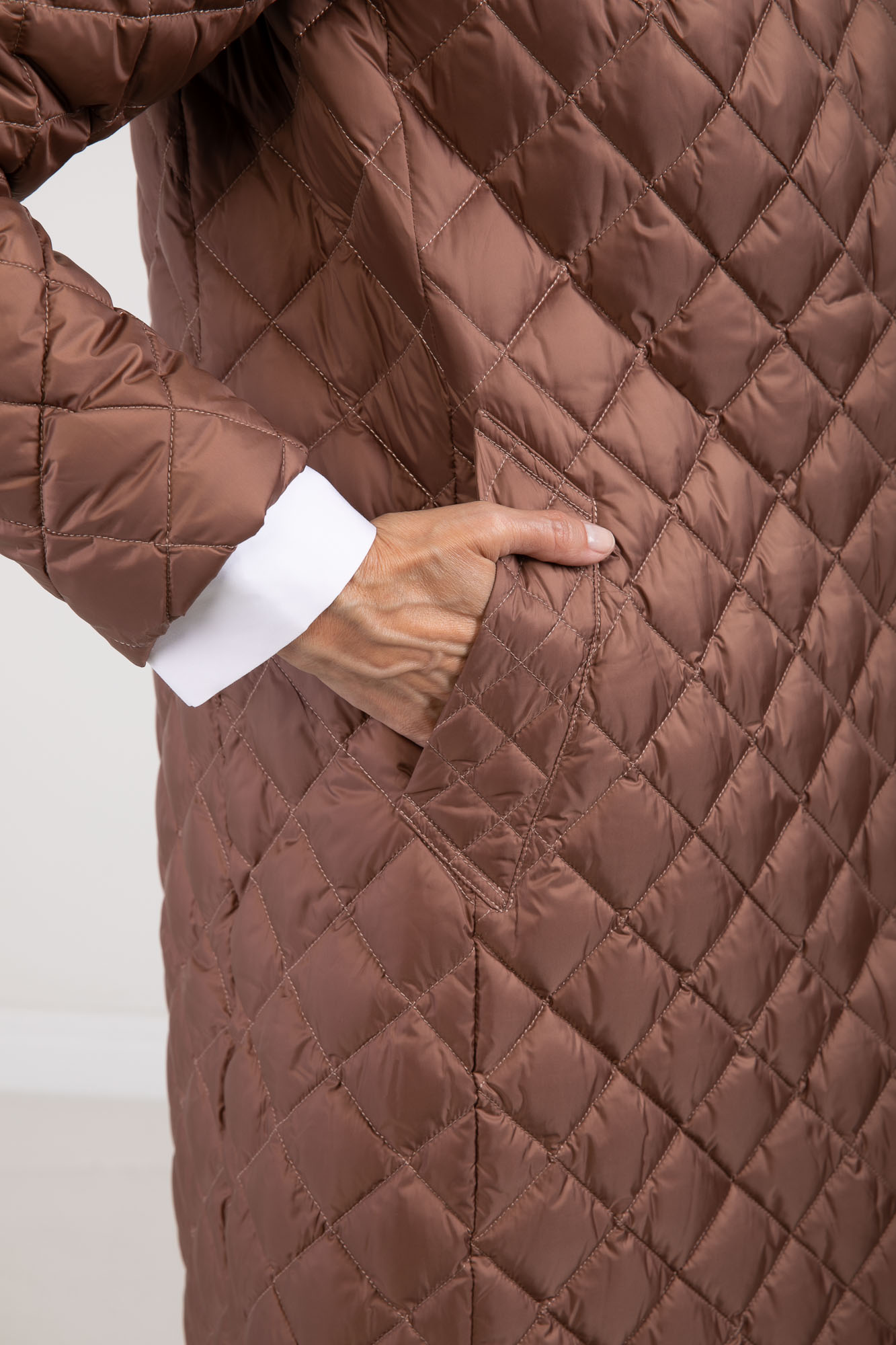 Стёганое пуховое пальто (1731MW-0012-MK044)