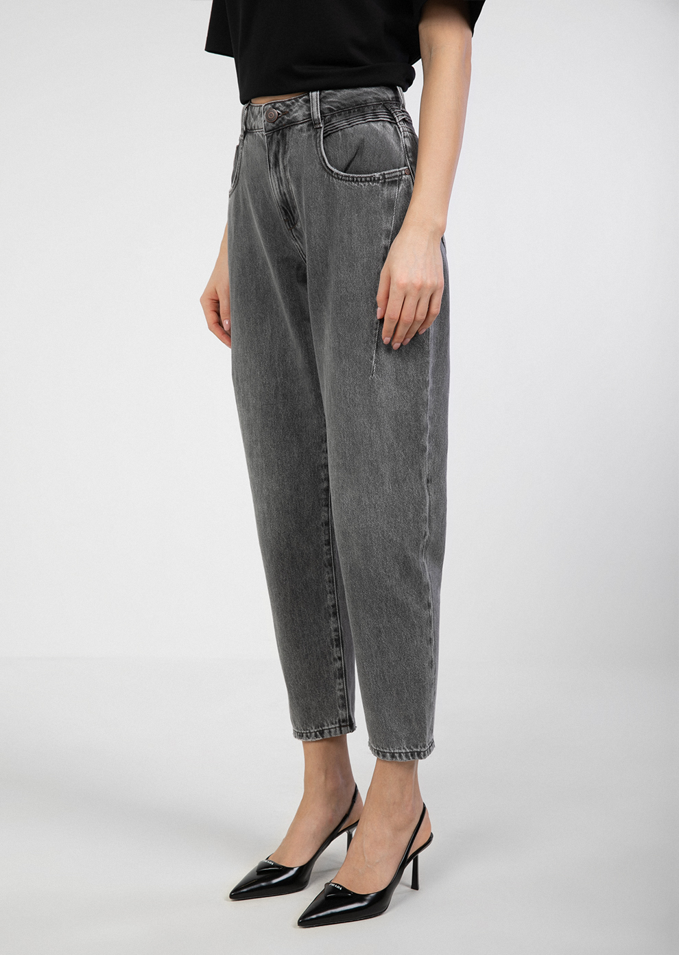 Джинсы mom fit (4150PW-0001-PB031)