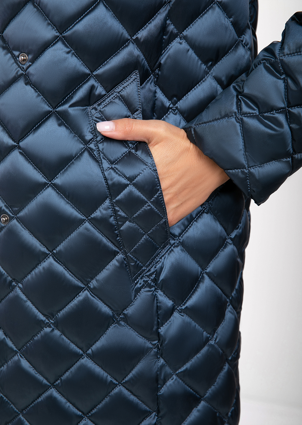 Стёганое пуховое пальто (1123KW-0032-KU025)