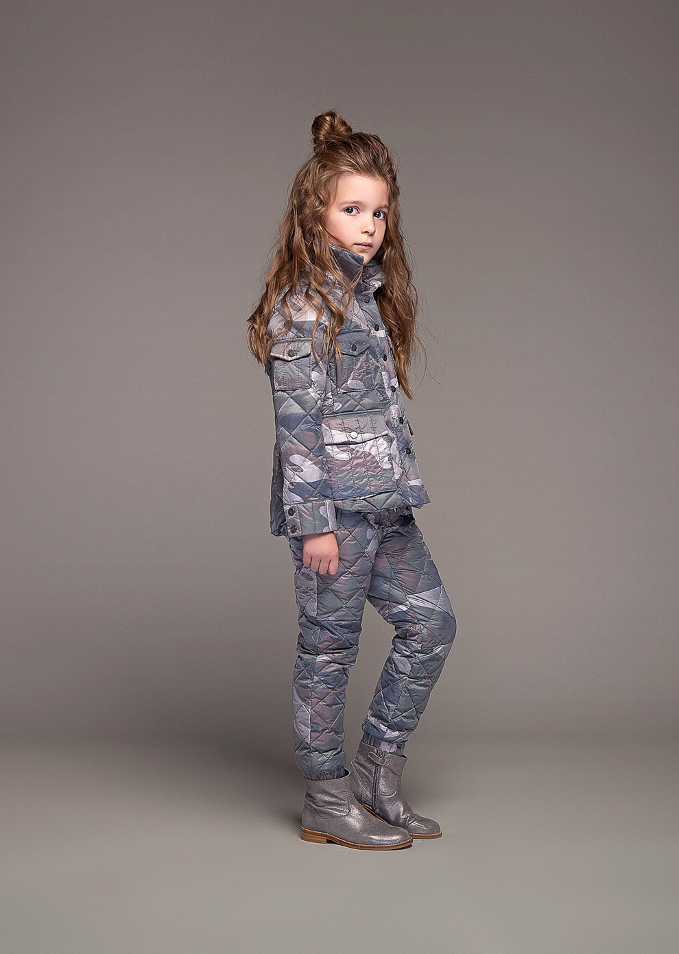 Пуховая рубашка для девочек (18W217-0022-G0131)