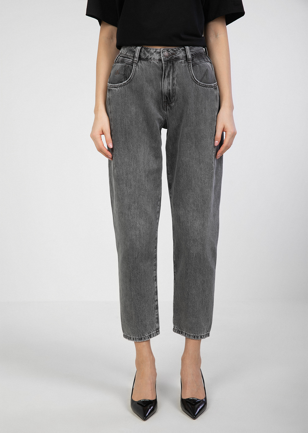 Джинсы mom fit (4150PW-0001-PB031)
