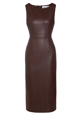 Платье из эко-кожи (NР-17-L-704-E0018)